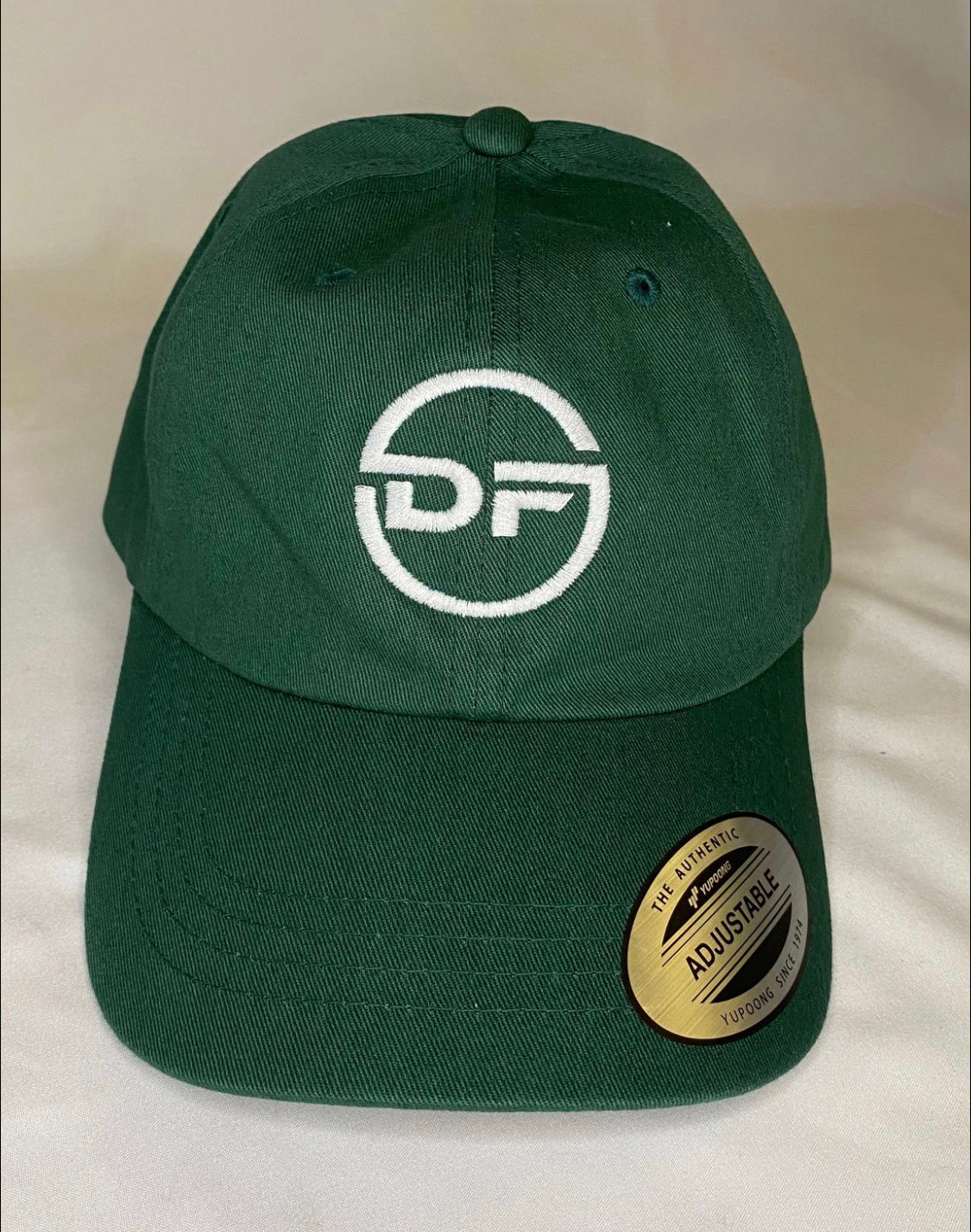 DF Ball Cap Green w/ DF White Logo
