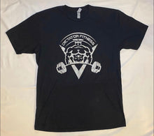 UNISEX DF T-shirt Black w/ Silver Body Builder Logo