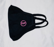 DF Mask Black w/ Pink Small DF Logo