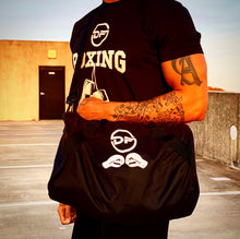 DF Boxing Duffle Bag Black w/ White Boxing DF Logo