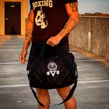 DF Boxing Duffle Bag Black w/ White Boxing DF Logo