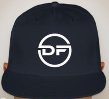 New Era DF Snapback Navy Blue w/ White Logo