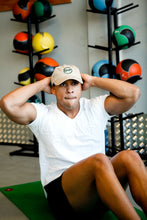 DF Ball Cap Khaki w/ DF Forest Green Logo